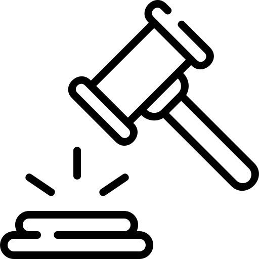 Gavel icon for law firms and attorneys