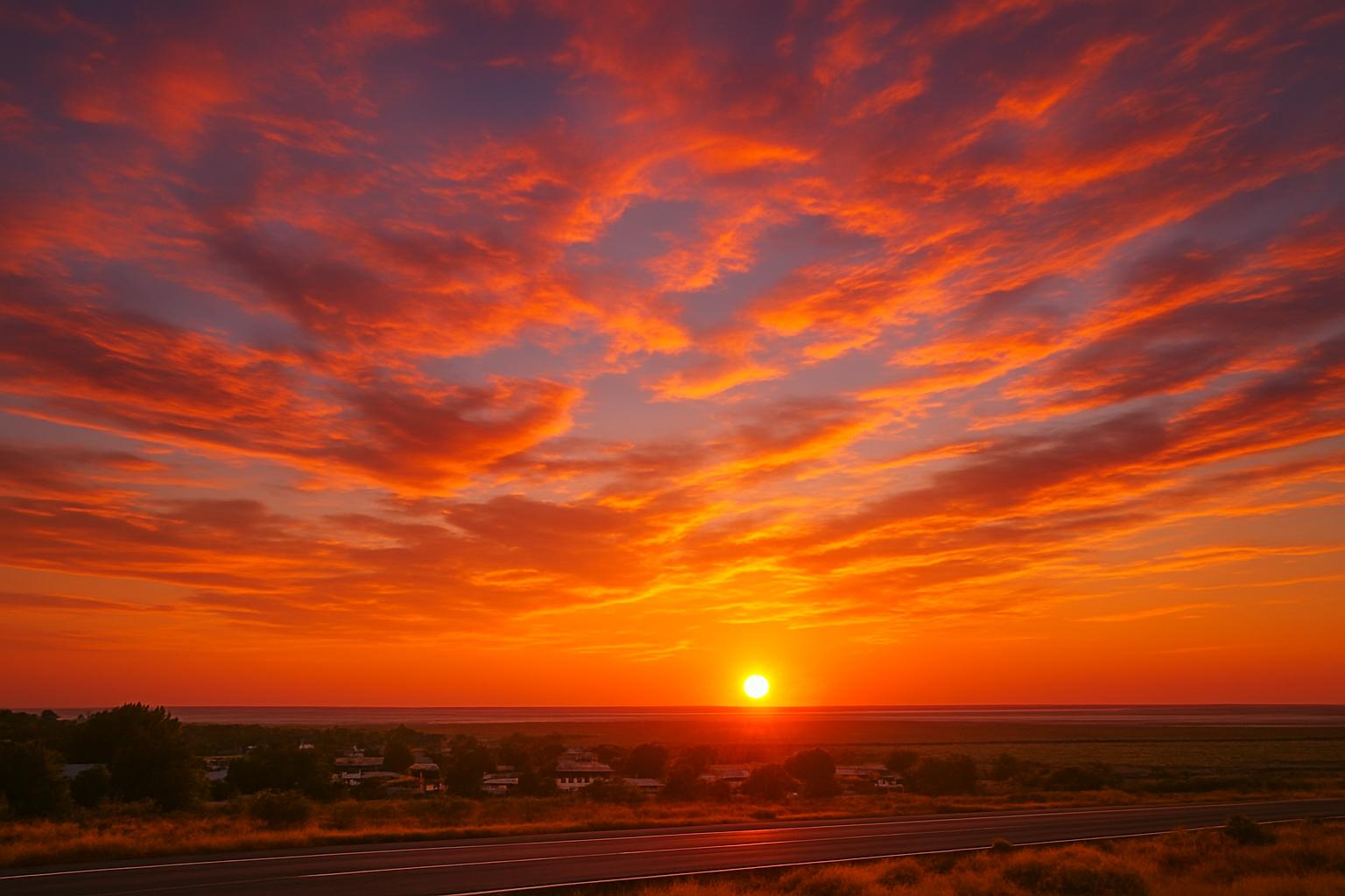 Moses Lake sunset